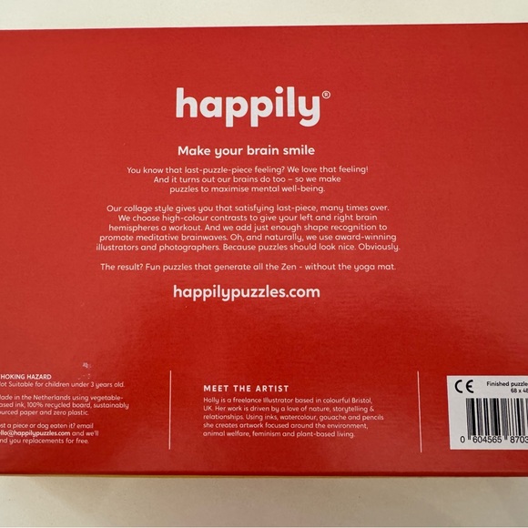 Happily Puzzle In the 80’s 1000 Piece NWT - Picture 2 of 4